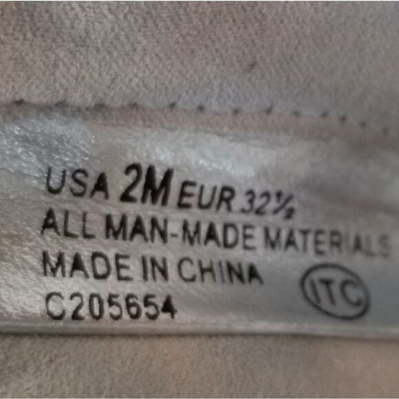 Nina Girls Silver Sparkle Gladiator Zipper Block Heel Sandals Size 2 - Picture 7 of 7